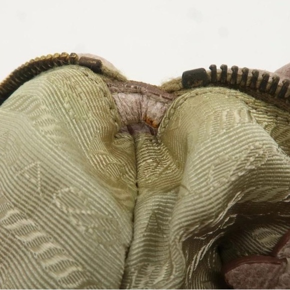 ✨💎PRADA💎✨Metallic Suede Hobo w/ Braided Strap w/ COA and Dustbag - Picture 15 of 16